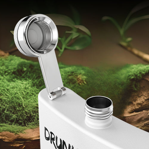 Alligator-Themed Flask - Drunk, not extinct