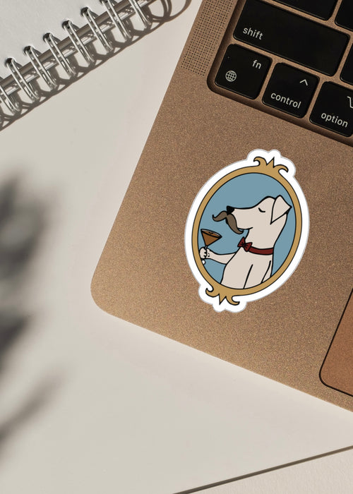 Espresso martini dog - Sticker