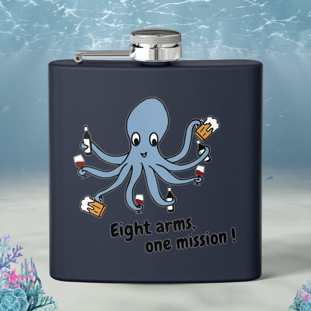Octopus Hip Flask 6oz