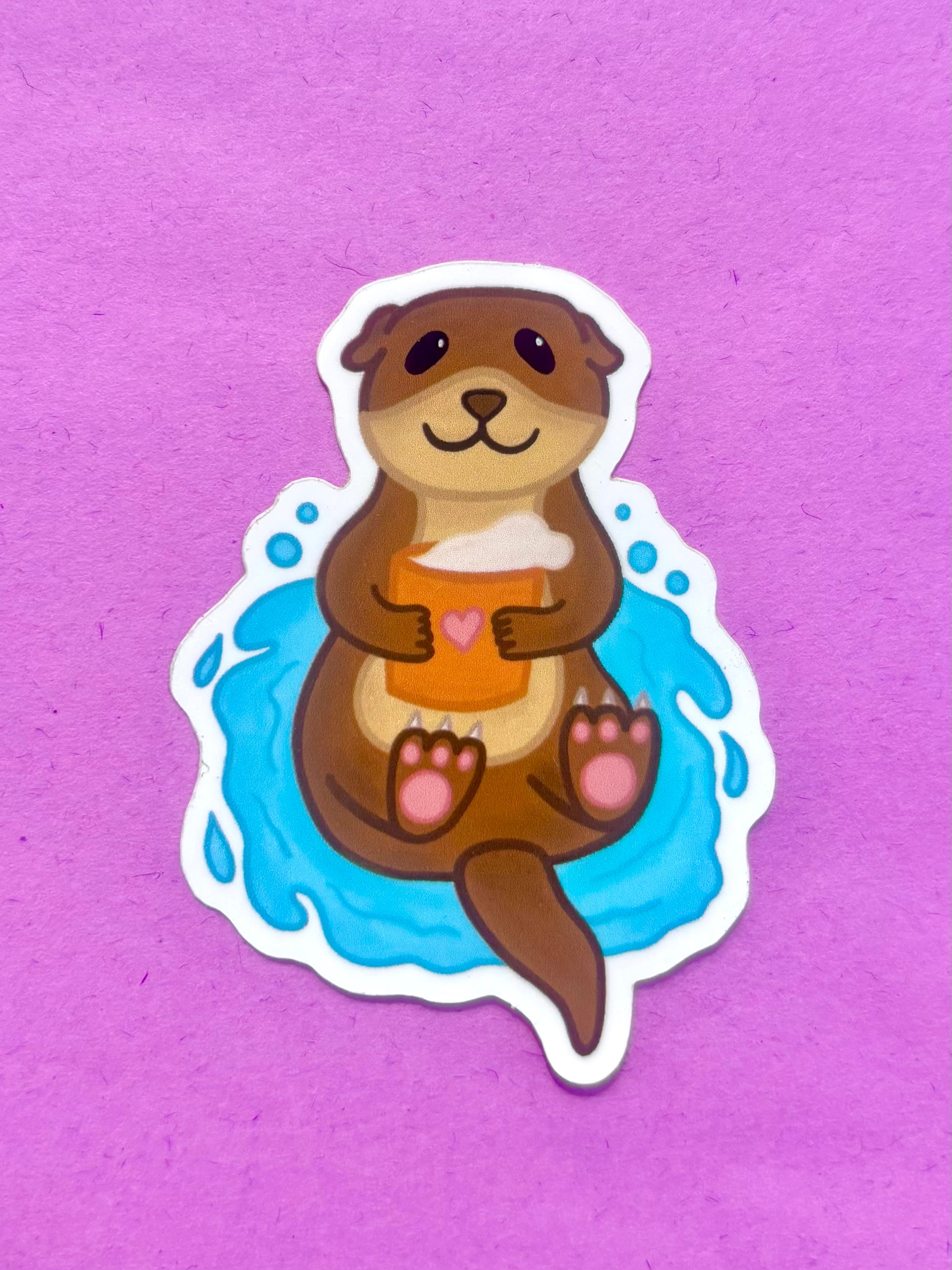 Otter coffee lover - Stickers