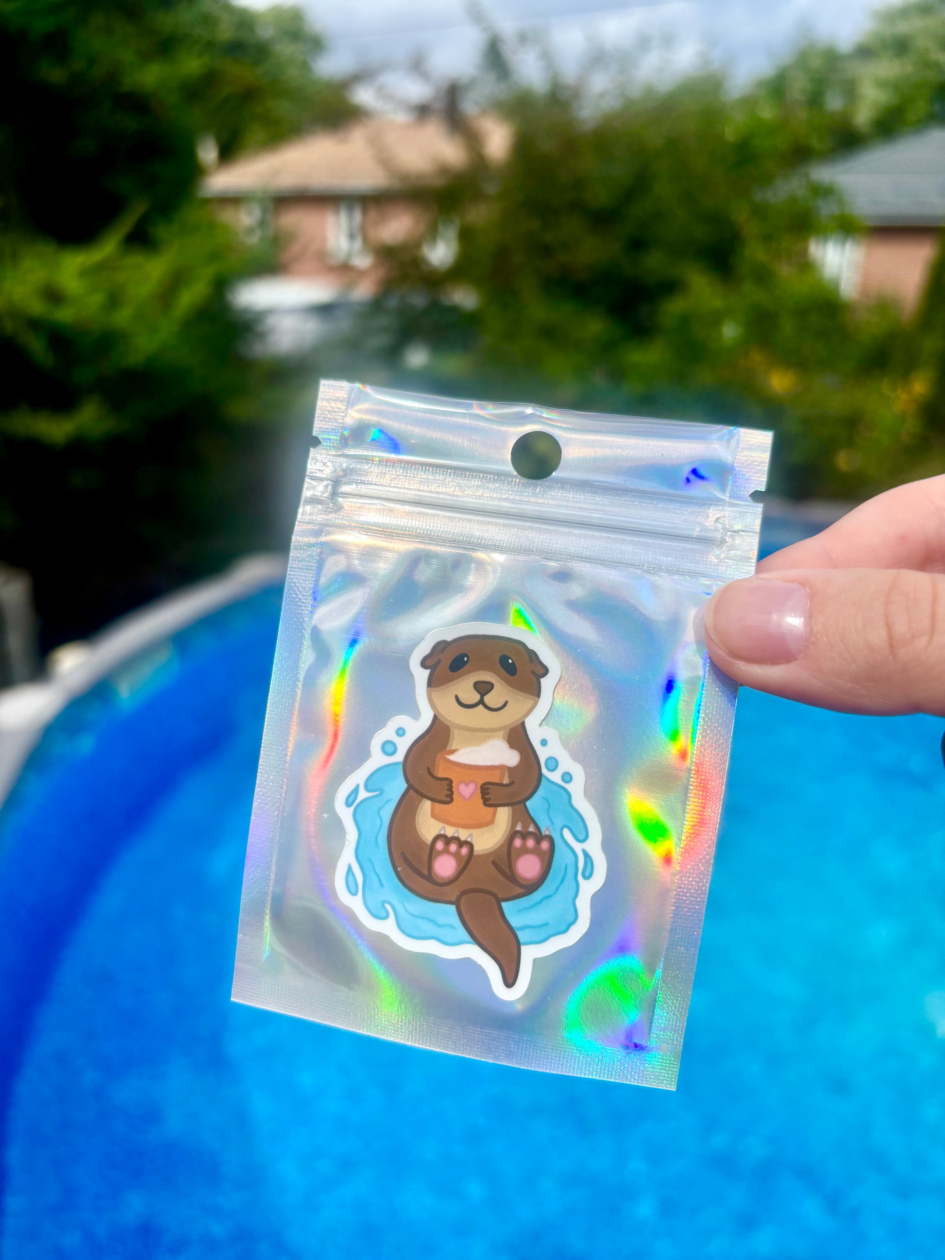 Otter coffee lover - Stickers