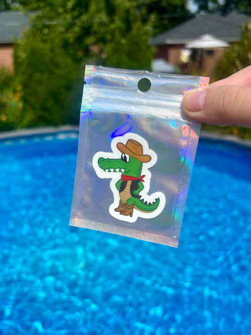 Alligator cowboy - Stickers