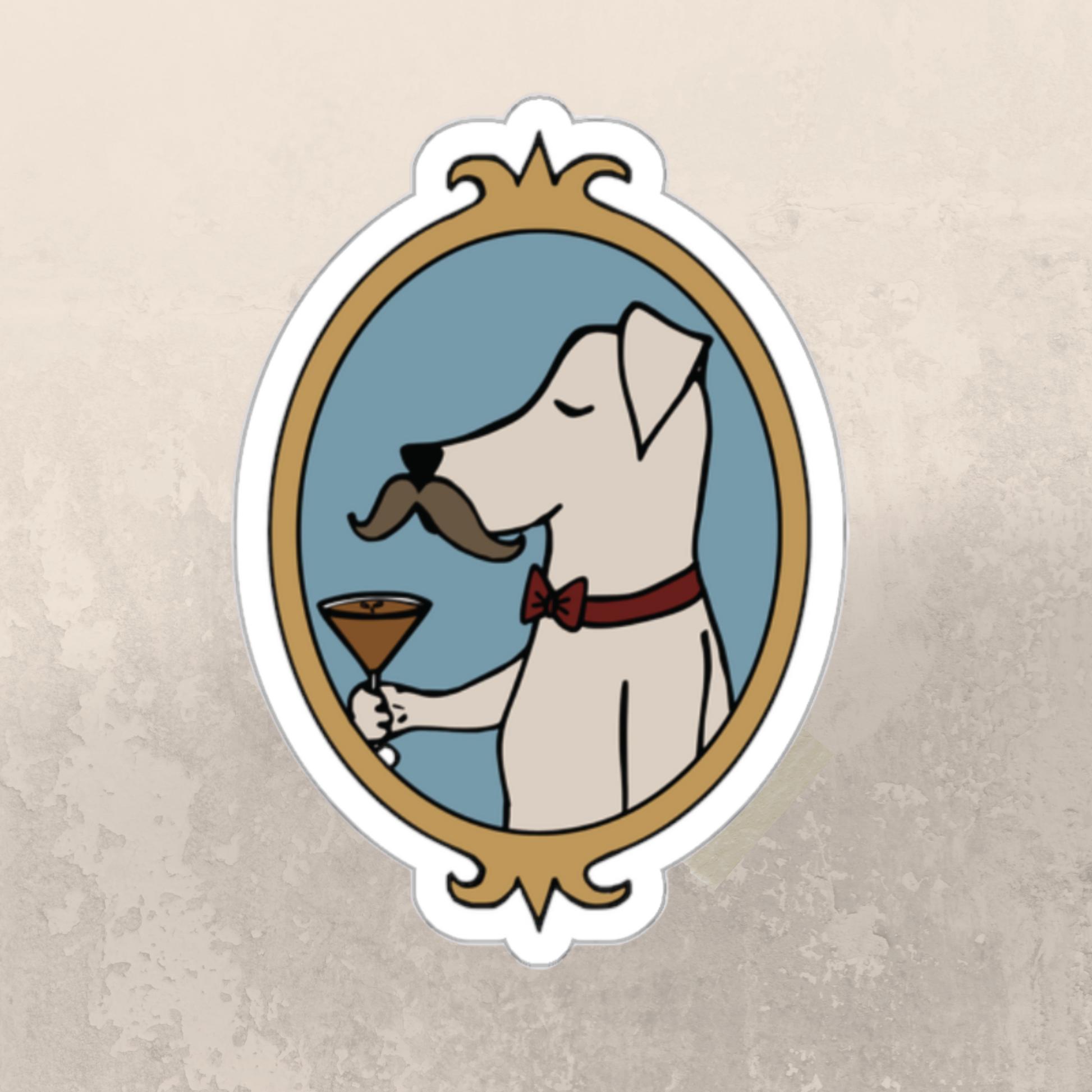 Expresso martini dog - Stickers