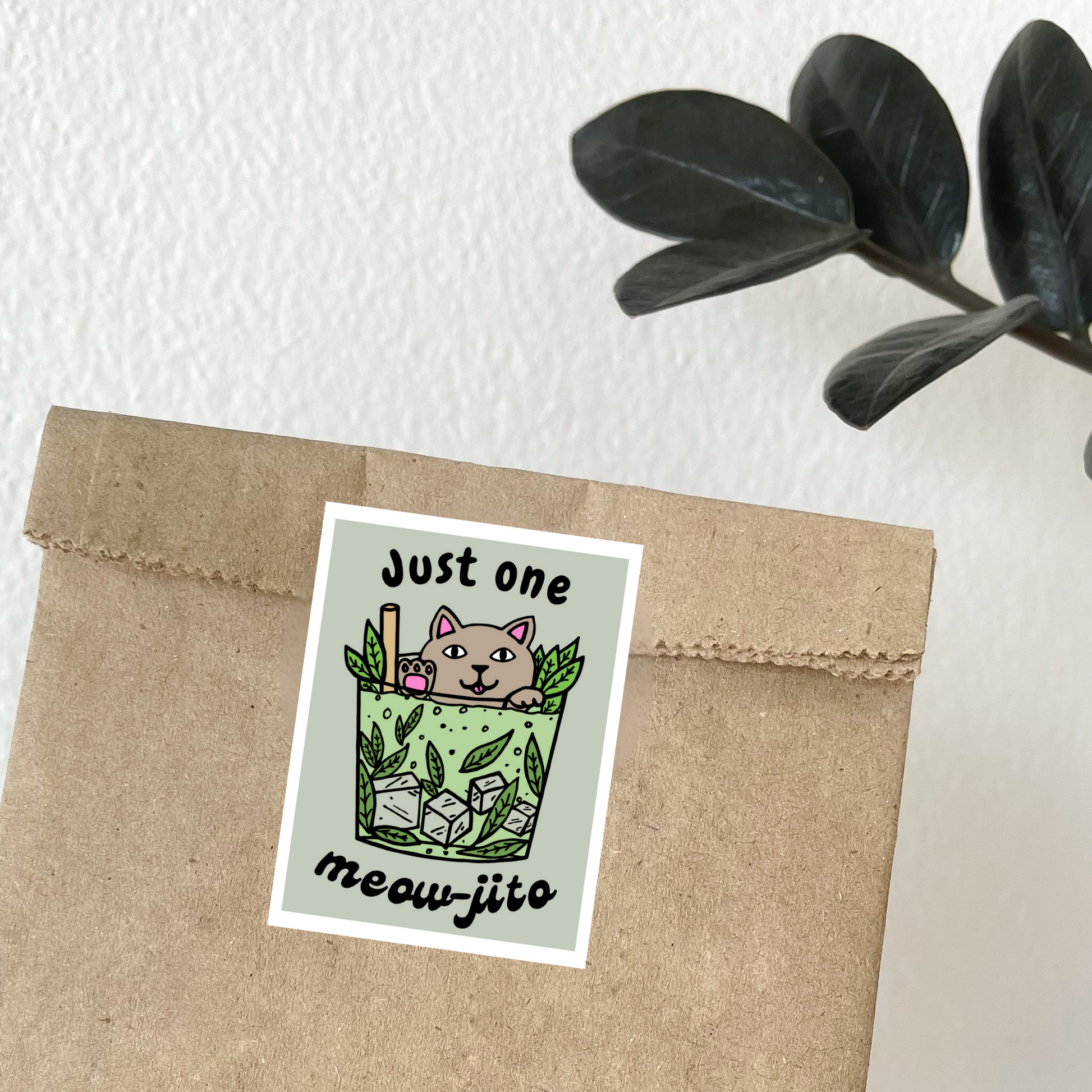 Just one meow-jito - Sticker